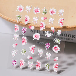 1Sheet Valentine's Day Decals 5D Nail Art Stickers Heart Self-Adhesive Slider Love Letters DIY Manicure Accessories "Dopamine" % (ONLINE ORDER ONLY)