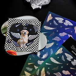 Korea Ins Sweet Love Chain Dialog Decorative Stickers Hand Account Idol Card DIY Material Sticker Personalized Kawaii Stationery (ONLINE ORDER ONLY)
