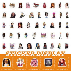 10/30/50/100PCS Bratzillaz Stickers Funny Cartoon Sticker Decals DIY Scrapbook Luggage Laptop Phone Car Bike Skateboard Kids Toy (ONLINE ORDER ONLY)