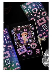 Korea Ins Sweet Love Chain Dialog Decorative Stickers Hand Account Idol Card DIY Material Sticker Personalized Kawaii Stationery (ONLINE ORDER ONLY)