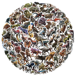 10/50/100pcs Cool Jurassic Park Movie Stickers Dinosaur Decals Skateboard Phone Laptop Luggage Car Waterproof Sticker Kid Toy (Online Order Only)