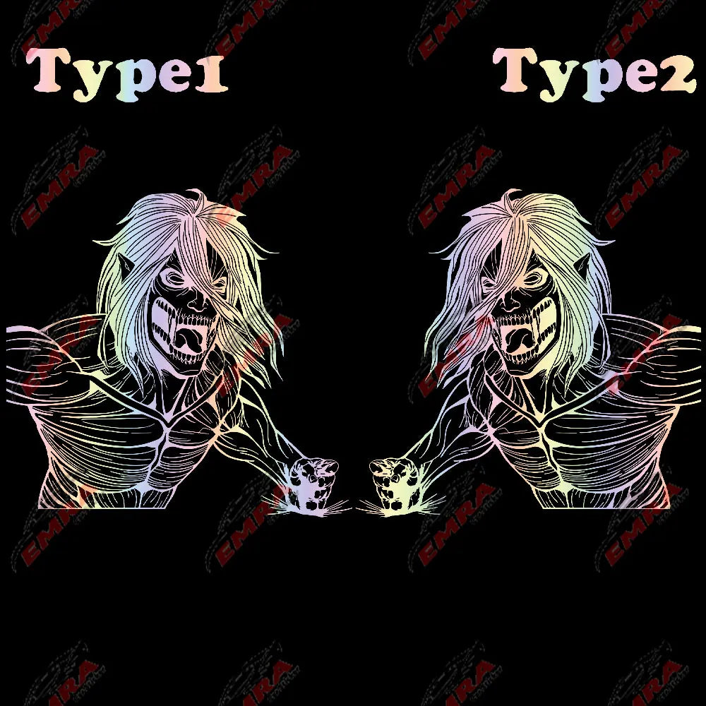 Anime Sticker Side Hood Window Decoration External Accessories Stickers For Car Competition Style Die Cutting Vinyl Decals (ONLINE ORDER ONLY)