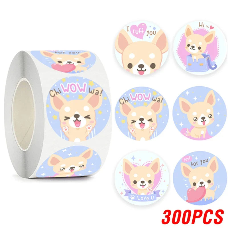 100-500pcs Lovely Animal Stickers Sealing Labels Reward Sticker For School Teacher Kids Stationery Sticker Gift Decor (ONLINE ORDER ONLY)