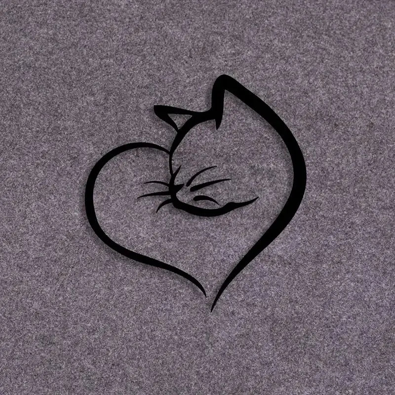 Cats Hearts  Sticker,Cute Car Body Window Bumper Vinyl Decal,For Cars, Trucks, Walls, Laptops, Windows, Motorcycles, Bumpers (ONLINE ORDER ONLY)
