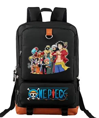 One Piece Luffy Printed Unisex Backpack School Travel Bag (ONLINE ORDER ONLY)