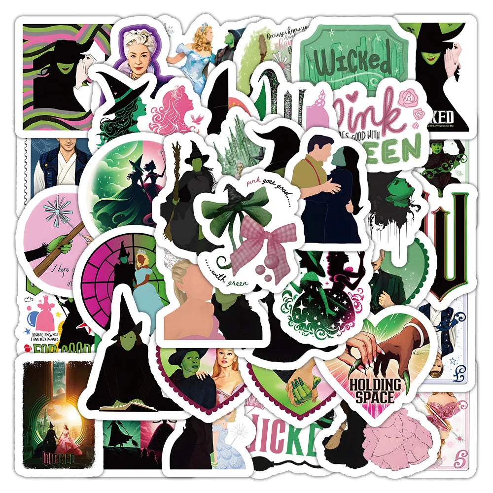 Cartoon Wicked Love Movie Stickers PVC Waterproof Skateboard Notebook Graffiti Toy 10/30/54PCS (ONLINE ORDER ONLY)
