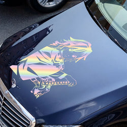 Large Anime Car Sticker Swordsme Exterior Accessories Bodywork Styling Hood Decoration Automobile Parts Die Cutting  Vinyl Decal (ONLINE ORDER ONLY)