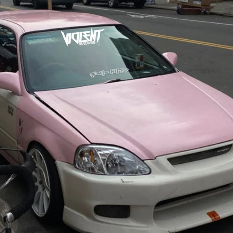 "VIOLENT" decal,JDM style stickers,creative&fashion decal with high quality for car trucks motorcycles&laptops!For a Unique look (ONLINE ORDER ONLY)