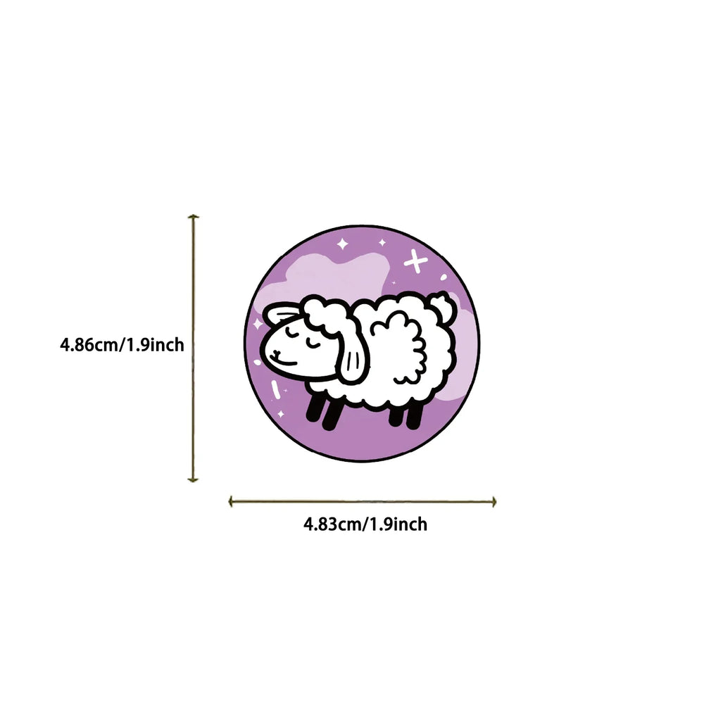 56pcs Cartoon Sheep Stickers For Journal Stationery Scrapbooking Supplies Lamb Goat Sticker Craft Scrapbooking Decals (ONLINE ORDER ONLY)