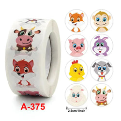 500pcs Teacher Reward Stickers for Kids Children Kindergarten School Encouragement Students Games Toy Animals Stationery Sticker (ONLINE ORDER ONLY)