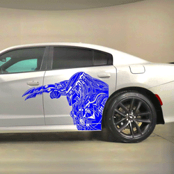 Large Predato For Car Sticker Characters Body Decoration The Monster Stickers Big Picture Movement Style Die Cutting Vinyl Decal (ONLINE ORDER ONLY)