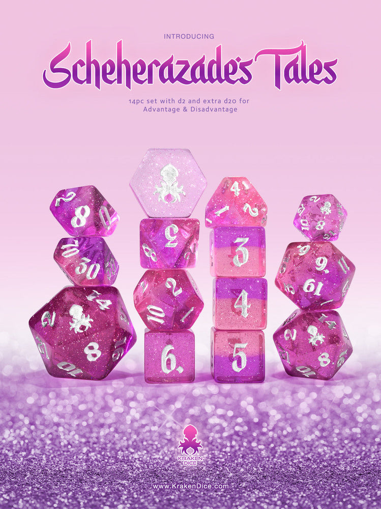 Scheherazade's Tales 14pc Dice Set