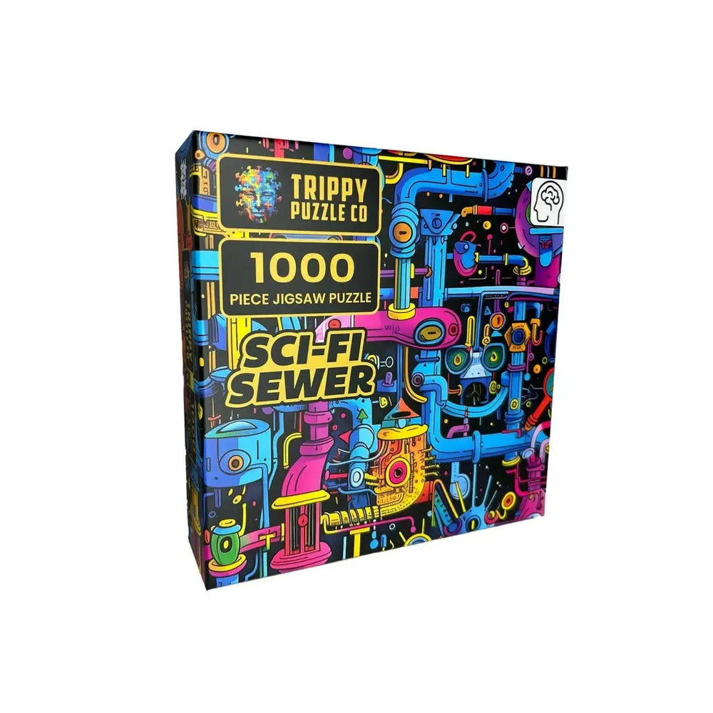 Sci-Fi Sewer 1000 Piece Jigsaw Puzzle Trippy (ONLINE ORDER ONLY)