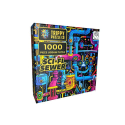 Sci-Fi Sewer 1000 Piece Jigsaw Puzzle Trippy (ONLINE ORDER ONLY)