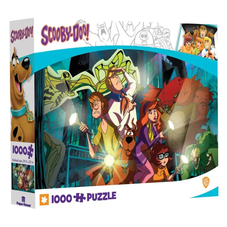 Scooby Doo Mystery 1000 Piece Jigsaw Puzzle Paper House (ONLINE ORDER ONLY)