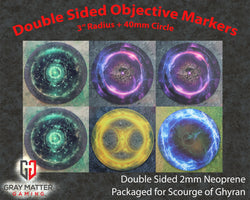 Double Sided Neoprene 7.57" Objective Markers - Scourge of Aqshy