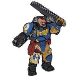 Foam Brain Mystery Loot: 40K Enamel Pins - Ultramarines vs Tyranids