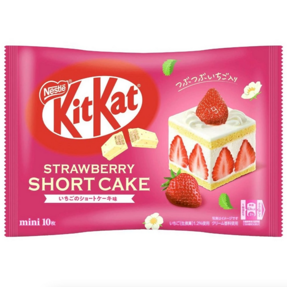 Kit Kat Strawberry Shortcake Chocolate Wafer (10-Pack) (Japan) (ONLINE ORDER ONLY)