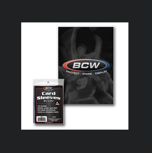 BCW: Soft Card Sleeves - 2-5/8" X 3-5/8" (Penny Sleeves) (Online Order Only)