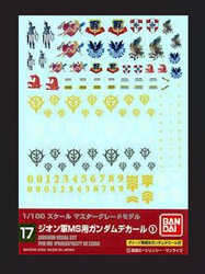 Gundam - Multiuse Decal Sheets (Online Order Only)