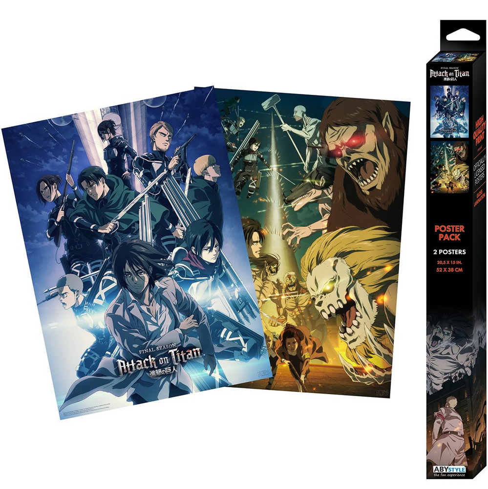 Attack on Titan Series 2 Boxed Poster Set (ONLINE ORDER ONLY)