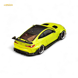 SW BMW G82 M4 Wide-Body Modified - Sao Paulo Yellow 1:64