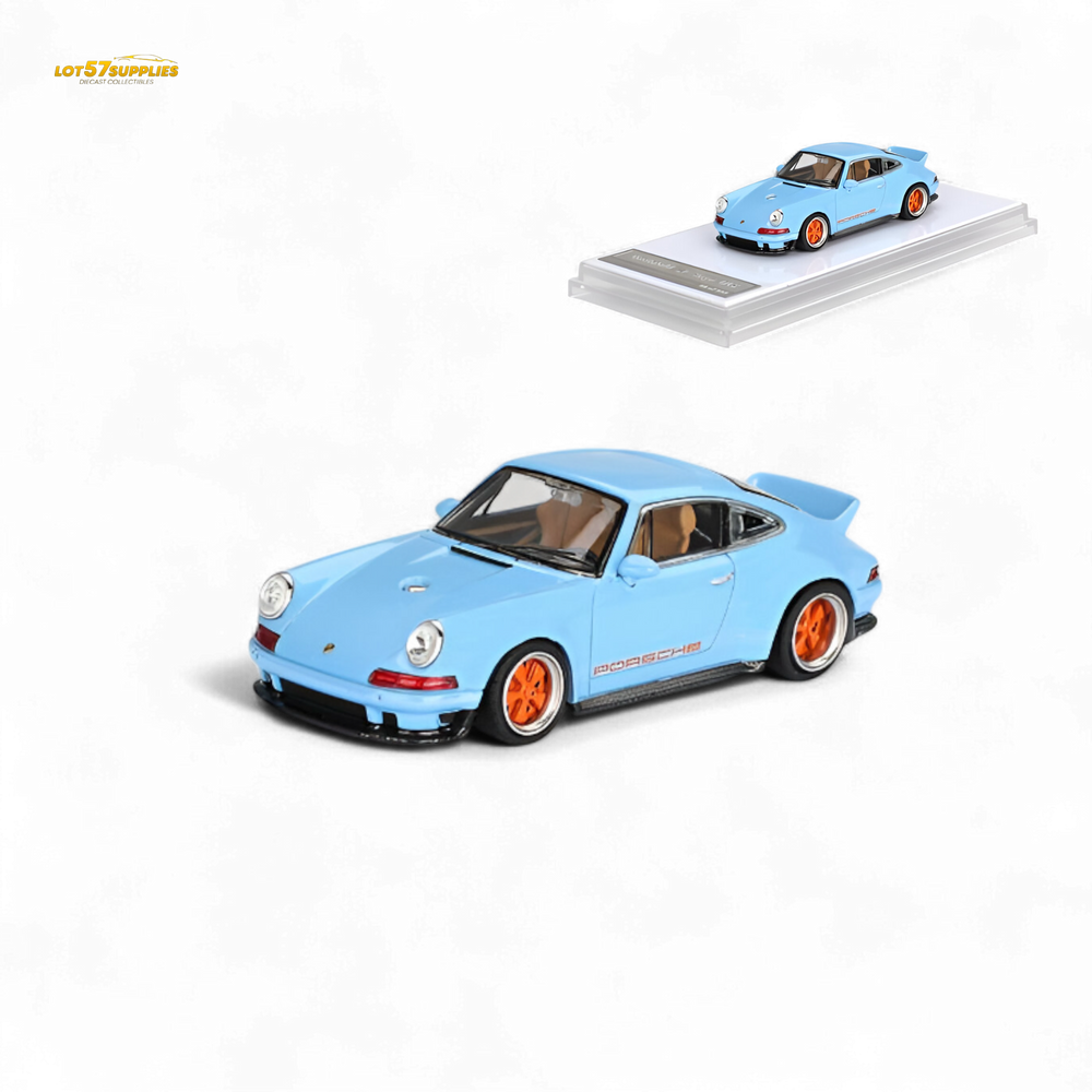 (Pre-Order) Zincit Model Porsche 911 Singer DLS - Gulf Blue 1:64 (ONLINE ORDER ONLY)