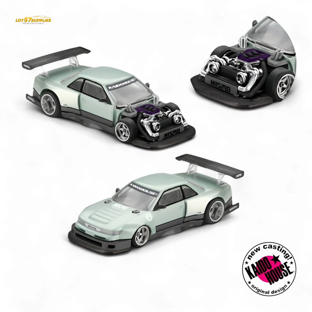 (Pre-Order) Kaido House Nissan Silvia S13-R - 1:64 (ONLINE ORDER ONLY)