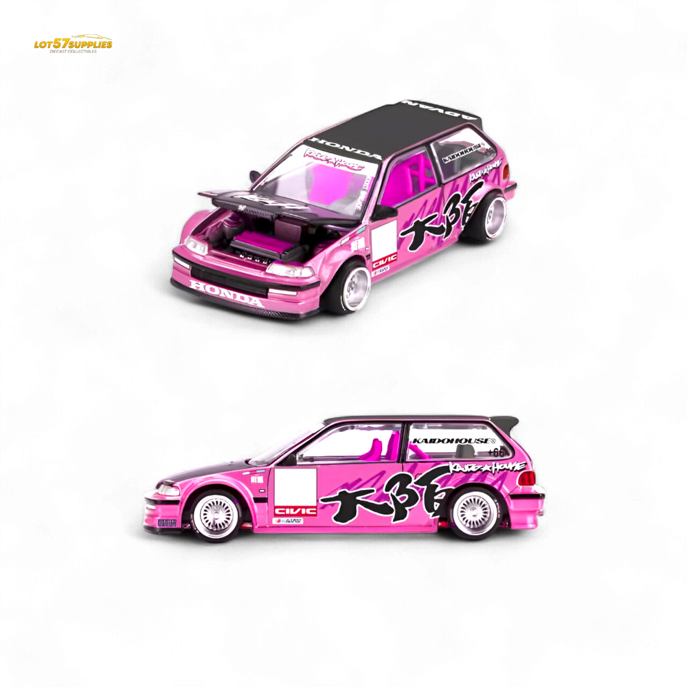 (Pre-Order) Kaido House Honda Civic (EF) Kaido Loop Spec V1 - 1:64 (ONLINE ORDER ONLY)