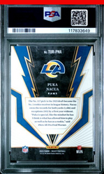 Graded 2023 Panini Select Puka Nacua #TURPNA Turbocharged Rookie RC Football Card PSA 10 Gem Mint (ONLINE ORDER ONLY)