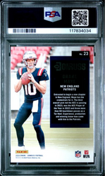 Graded 2024 Panini Donruss Drake Maye #23 Retro 1994 Rookie RC Football Card PSA 10 Gem Mint
