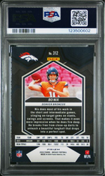 Graded 2024 Panini Mosaic Bo Nix #312 Camo Pink Rookie RC Football Card PSA 10 Gem Mint (ONLINE ORDER ONLY)