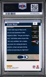 Graded 2024 Panini Donruss Drake Maye #21 Retro 2004 Rookie RC Football Card PSA 10 Gem Mint