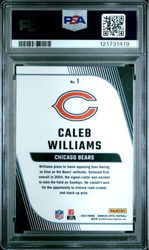 Graded 2024 Panini Donruss Optic Caleb Williams #1 Rookie Primary Colors Rookie RC Football Card PSA 10 Gem Mint