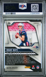 Graded 2024 Panini Prizm Drake Maye #329 Green Wave Rookie RC Football Card PSA 9 Mint (ONLINE ORDER ONLY)