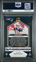Graded 2024 Panini Mosaic Drake Maye #303 Reactive Blue Rookie RC Football Card PSA 10 Gem Mint