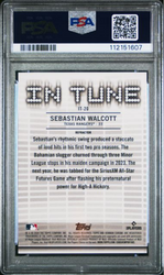 Graded 2024 Topps Bowman Draft Sebastian Walcott #IT20 In Tune Refractor /250 Rookie RC Baseball Card PSA 10 Gem Mint