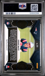 Graded 2024 Panini Mosaic Drake Maye #273 Red Rookie RC Football Card PSA 10 Gem Mint