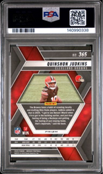 Graded 2025 Panini Mosaic Quinshon Judkins #365 Mosaic Rookie RC Football Card PSA 10 Gem Mint