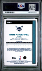 Graded 2025 Topps Kon Knueppel #80BK-53 1980 Topps Rookie RC Basketball Card PSA 10 Gem Mint