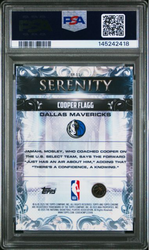 Graded 2025 Topps Chrome Cooper Flagg #SY11 Serenity Rookie RC Basketball Card PSA 10 Gem Mint
