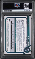 Graded 2022 Topps Bowman Cal Raleigh #49 Rookie RC Baseball Card PSA 10 Gem Mint