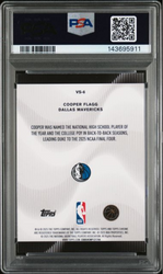 Graded 2025 Topps Chrome Cooper Flagg #VS6 Voices Rookie RC Basketball Card PSA 10 Gem Mint