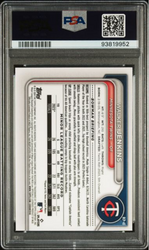 Graded 2024 Topps Bowman Walker Jenkins #BCP43 Chrome Prospects Lunar Glow Rookie RC Baseball Card PSA 10 Gem Mint