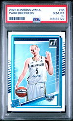 Graded 2025 Panini Donruss Paige Bueckers #86 Rookie RC Basketball Card PSA 10 Gem Mint