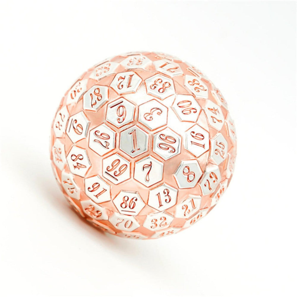 45mm Metal D100 - Pink & Silver (ONLINE ORDER ONLY)