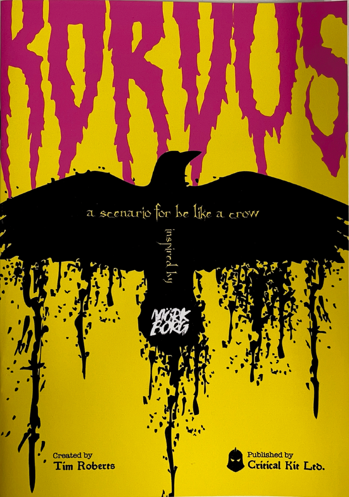 Be Like A Crow: Korvus- a Mörk Bork inspired expansion for Be Like A Crow (ONLINE ORDER ONLY)