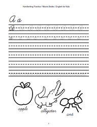 Cursive Handwriting Practice and Coloring Book - Printable! (ONLINE ORDER ONLY)