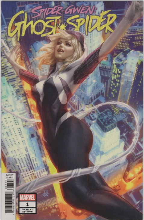 SPIDER-GWEN AKA GHOST SPIDER #1 ARTGERM VAR 10/24/2018 (ONLINE ORDER ONLY)