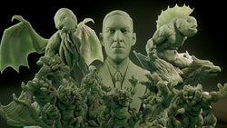 3D Printed Nafarrate Flying Polyp Lovecraftian Bestiary 28 32 mm D&D (Online Only)